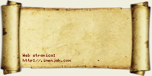 Danica Tanasković vizit kartica